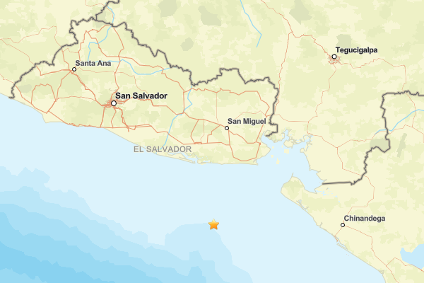 El Salvador’da 5.3 Şiddetinde Derinlikte Deprem Meydana Geldi