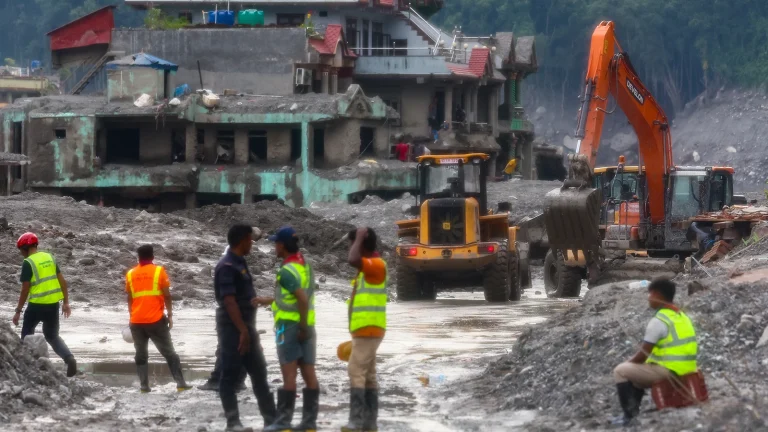 Nepal’de Çin sınırındaki sel felaketi can kaybını artırmaya devam ediyor