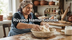 Rüyada hamur görmek bolluk ve rahatlık döneminin habercisi olabilir