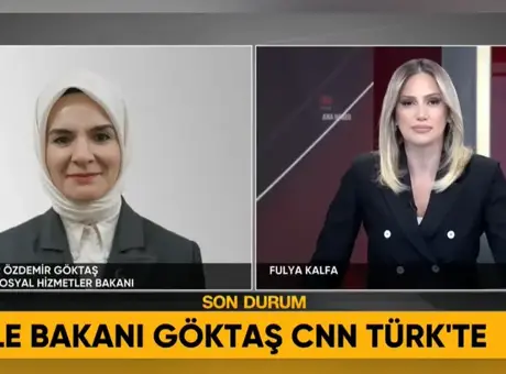 Bakan Mahinur Özdemir Göktaş, CNN Türk’te Yeni Parti’nin iddialarını yalanladı