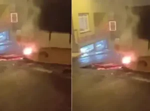 Beyoğlu Sütlüce Mahallesi’nde elektrik kabloları yağmur sonrası alev aldı