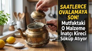 Mutfakta elinizin altındaki bu malzeme ile kireç sorununa pratik çözüm